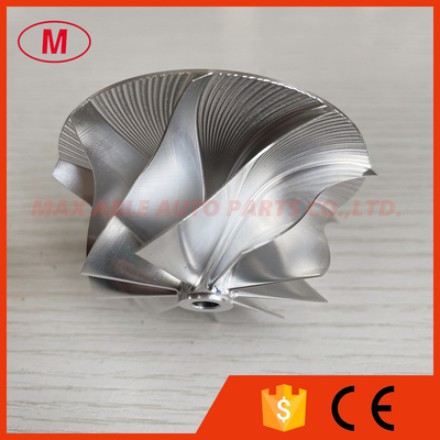 K16 reverse 49.55/67.00mm 9+0blades high performance turbo milling/aluminum 2618/billet compressor wheel