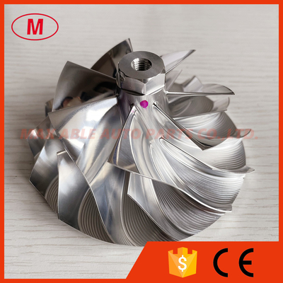 HX40 75.83/102.75mm 7+7blades Turbocharger milling/Aluminum 2618/billet compressor wheel