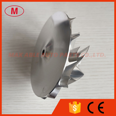 HX40 75.83/102.75mm 7+7blades Turbocharger milling/Aluminum 2618/billet compressor wheel