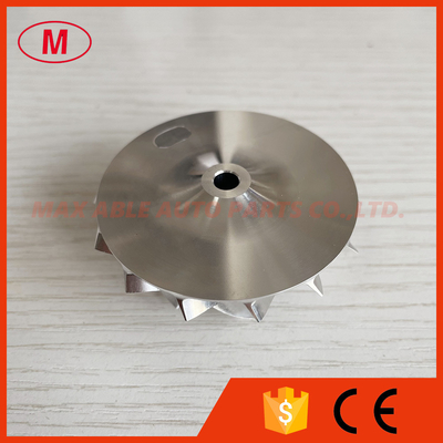 GT15-25 436131-0002/436131-0016 38.62/52.19mm 7+7 blades performance Turbo milling/aluminum 2618/billet compressor wheel