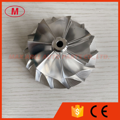 K24 55.50/76.13mm 7+7 blades Turbocharger milling/aluminum 2618/billet compressor wheel