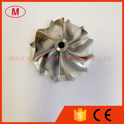 B03G 50.00/62.00mm 6+6 blades 1856-123-2000 Upgrade high performance turbocharger aluminum 2618/billet compressor wheel