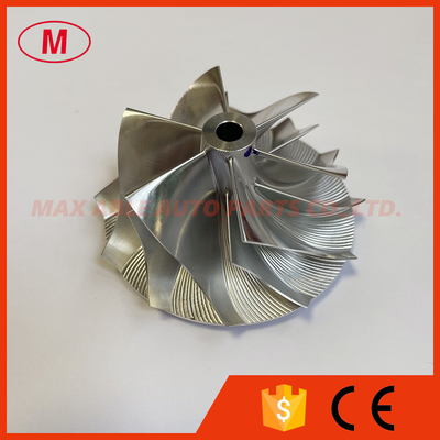 B03G 50.00/62.00mm 6+6 blades 1856-123-2000 Upgrade high performance turbocharger aluminum 2618/billet compressor wheel