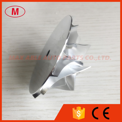 K16 5324-123-2006 40.50/60.50mm 6+6 blades turbo milling/aluminum 2618/billet compressor wheel for 5316-988-6735/6736