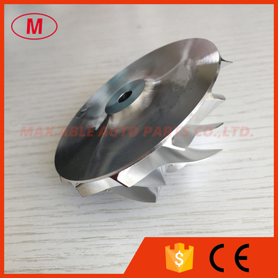 K16 5324-123-2206 49.62/61.98mm 6+6 blades high performance milling/aluminum 2618/billet compressor wheel