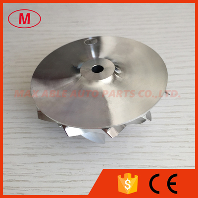 K16 5324-123-2206 49.62/61.98mm 6+6 blades high performance milling/aluminum 2618/billet compressor wheel