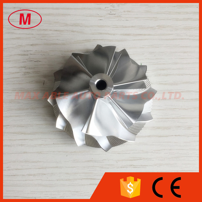 K16 5324-123-2206 high performance 49.62/61.98mm 6+6 blades milling/aluminum 2618/billet compressor wheel