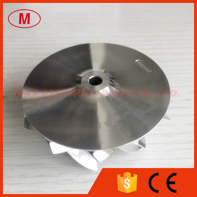 K16 5324-123-2206 49.62/61.98mm 6+6 blades performance milling/aluminum 2618/billet compressor wheel for TTRS
