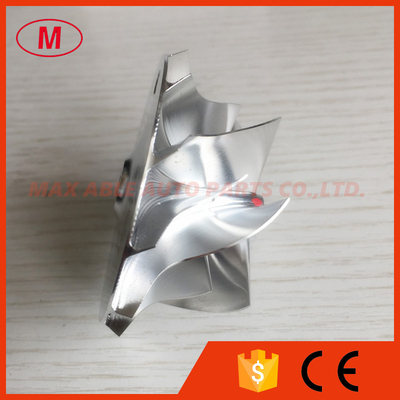 K16 5324-123-2206 49.62/61.98mm 6+6 blades performance milling/aluminum 2618/billet compressor wheel for TTRS