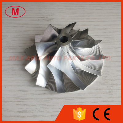 K23 5223-123-2005 53.50/80.00mm 6+6 blades high performance milling/aluminum 2618/billet compressor wheel