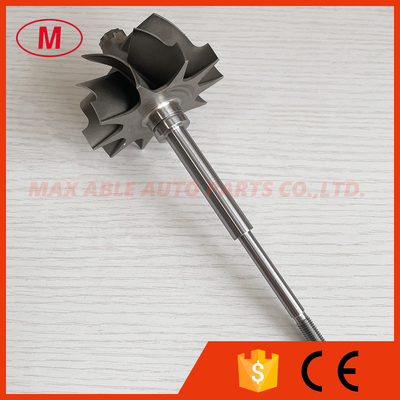 HX40 64X76mm 5+5 blades turbo wheel/ turbine shaft&wheel journal bearing
