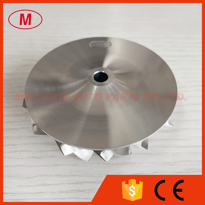 TD05H 20G 49179-43400 52.56/68.01mm 7+7 blades high performance LEP style turbo aluminum 2618/billet compressor wheel