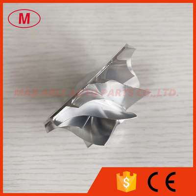 TD05H 20G 49179-43400 52.56/68.01mm 7+7 blades high performance LEP style turbo aluminum 2618/billet compressor wheel