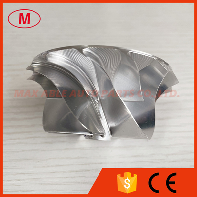 TD05H 20G 49179-43400 52.56/68.01mm 7+7 blades high performance LEP style turbo aluminum 2618/billet compressor wheel