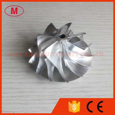 RHF5 45.00/61.98mm 7+7 blades high performance turbo turbocharger aluminum 2618/milling/billet compressor wheel