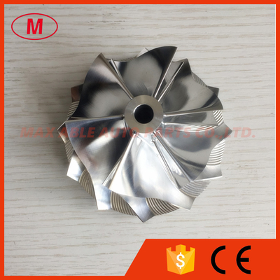 RHG6 6+6 blades 65.00/82.05mm high performance Turbo Billet/milling/aluminum 2024 compressor wheel for Chevy 6.6L upgrad