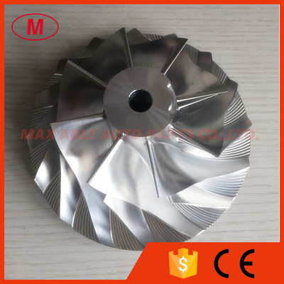 HX82 3535772/3533703/3593182 90.60/141.05mm 8+8 blades Turbo Billet/milling/aluminum 2024 compressor wheel