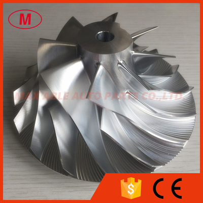 HX82 3535772/3533703/3593182 90.60/141.05mm 8+8 blades Turbo Billet/milling/aluminum 2024 compressor wheel