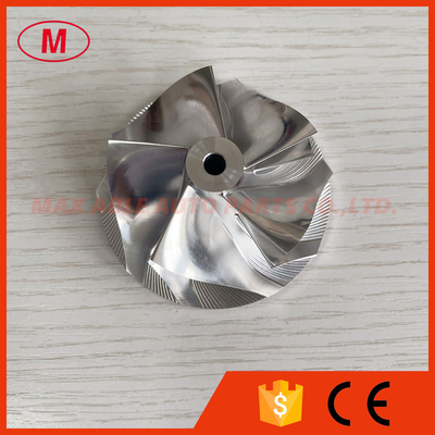 TD04 forward 51.57/65.00mm 5+5 Blades turbo aluminum 2618/Milling/billet compressor wheel