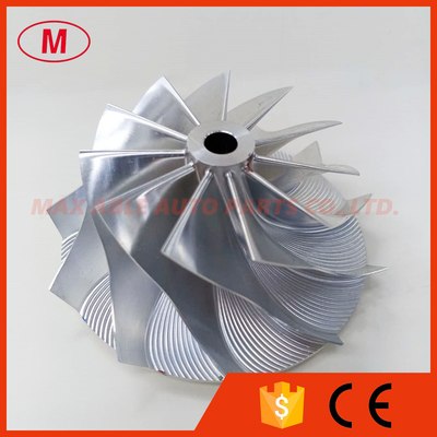 K27 11+0 blades 58.00/76.13mm turbo milling /aluminum 2618/billet compressor wheel