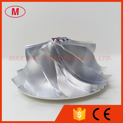 K27 11+0 blades 58.00/76.13mm point Milling Snake Curve,Twisted Blade design turbo milling/billet compressor wheel