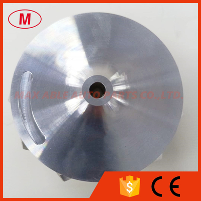 K27 11+0 blades 58.00/76.13mm point Milling Snake Curve,Twisted Blade design turbo milling/billet compressor wheel