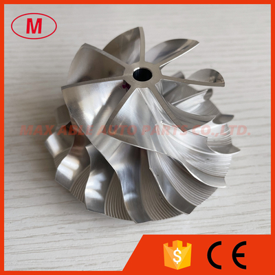 K27 5327-123-2400 58.70/82.00mm 7+7 blades performance turbo milling/aluminum 2618/billet compressor wheel