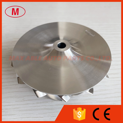 K27 5327-123-2400 58.70/82.00mm 7+7 blades performance turbo milling/aluminum 2618/billet compressor wheel