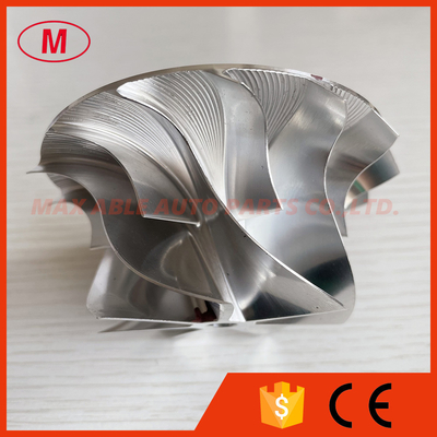 K27 5327-123-2400 58.70/82.00mm 7+7 blades performance turbo milling/aluminum 2618/billet compressor wheel