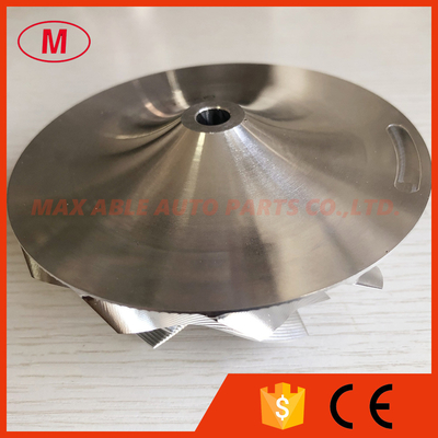 GT42 76.25/102.50mm 6+6 blades point milling high performance turbo milling/aluminum 2618/billet compressor wheel