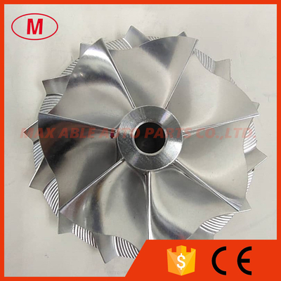 GT15-25 38.50/52.19mm 702492-0001/4 7+7 blades performance turbo aluminum 2618/billet compressor wheel for 454135-0003