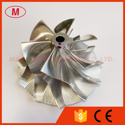 S300 69.66/93.35mm 6+6 blades high performance turbo milling/aluminum 2618/billet compressor wheel