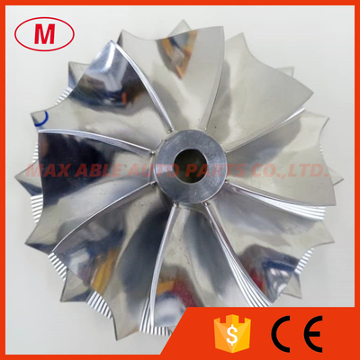 HC5A  forward 103.80/130.98mm 8+8 Blades LEP Style, Performance Design turbo aluminum 2618/billet compressor wheel