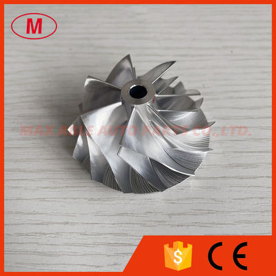 GT2554R 445347-0016F 42.12/54.39mm 7+7 Blades performance Turbocharger billet compressor wheel for 471171-0003