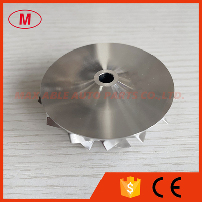 GT2554R 445347-0016F 42.12/54.39mm 7+7 Blades performance Turbocharger billet compressor wheel for 471171-0003
