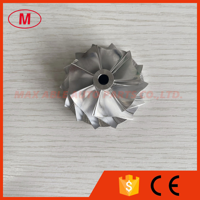 GT2554R 445347-0016F 42.12/54.39mm 7+7 Blades performance Turbocharger billet compressor wheel for 471171-0003