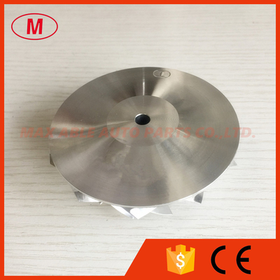GT3037 452708-0001 11+0 blades 57.04/76.13mm bore:6.0mm milling/billet compressor wheel for 700382-12/700177-7 racing