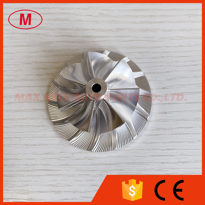 TD04 REVERSE 7+7 blades  47.57/68.58mm thin blade turbo milling/aluminum 2618/Billet compressor wheel