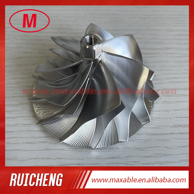 TD05 reverse 64.40/82.00mm 7+7 blades LEP style turbocharger milling/aluminum 2618/billet compressor wheel