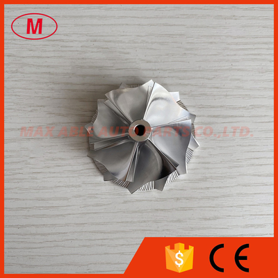 RHF5 reverse 50.50/61.00mm 6+6 blades high performance Turbo milling/aluminum 2618/billet compressor wheel