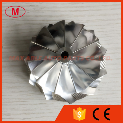 T04R  67.00/84.00mm 11+0 blades Turbocharger turbo milling/aluminum 2618/billet compressor wheel