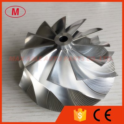 T04R  67.00/84.00mm 11+0 blades Turbocharger turbo milling/aluminum 2618/billet compressor wheel
