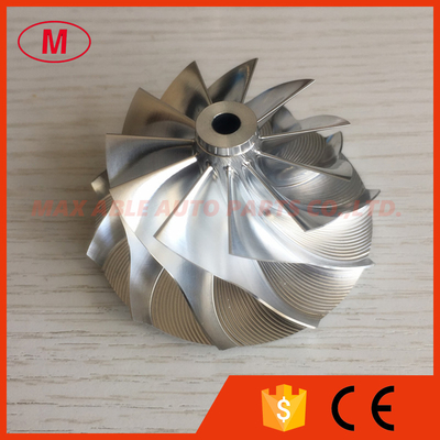 GT15-25 47.00/61.98mm 11+0 blades Turbo milling/aluminum 2618/billet compressor wheel