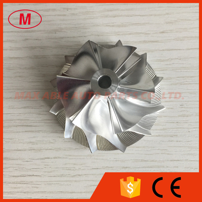 CT26 43.20/58.00mm 6+6 blades high performance Turbo Billet/aluminum 2024/milling compressor wheel