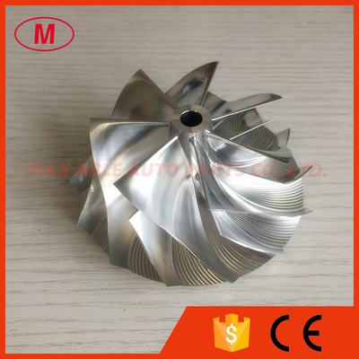 HX40 66.30/84.00mm 7+7 blades high performance Turbocharger Billet/milling/aluminum 2024 compressor wheel