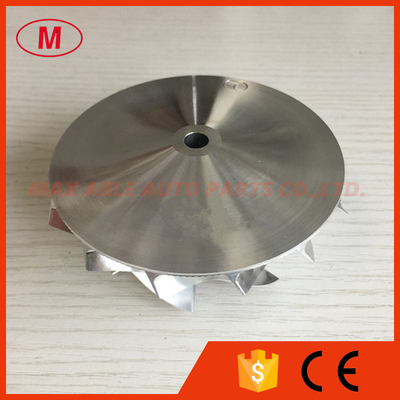 HX40 66.30/84.00mm 7+7 blades high performance Turbocharger Billet/milling/aluminum 2024 compressor wheel
