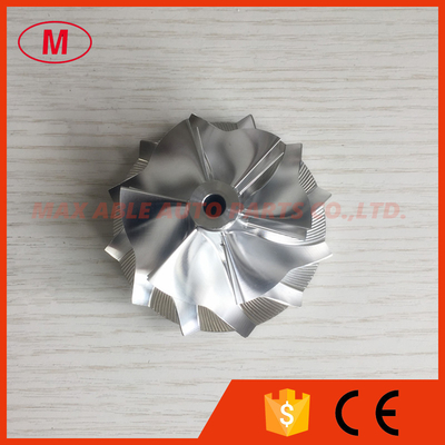 RHF55 52.56/68.00mm 6+6 blades high peroformance high blade height turbo aluminum 2618/Billet compressor wheel