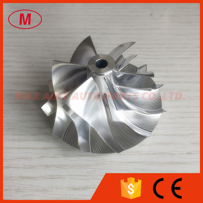 RHF55 52.56/68.00mm 6+6 blades high peroformance high blade height turbo aluminum 2618/Billet compressor wheel