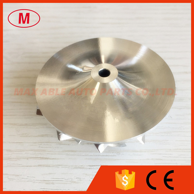GT1252 786556-0002 Upgrade 38.40/52.00mm 6+6 blades Performance for turbo aluminum 2618/milling/billet compressor wheel