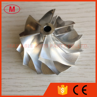GT15-25 40.10/52.19mm 6+6 blades 436131-0001 high performance turbo milling/aluminum 2618/billet compressor wheel